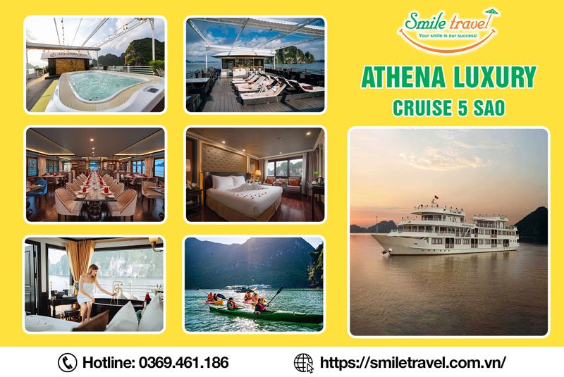 Du thuyền Athena Luxury 5 sao