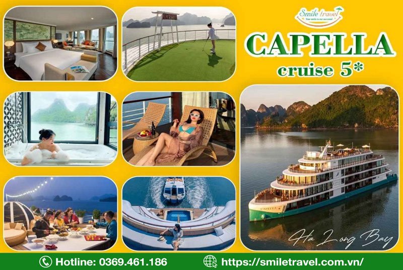 Du thuyền Capella 5 sao cao cấp