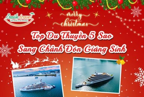 Top du thuyền đón Noel 2024 đẹp chill khuyến mại hot