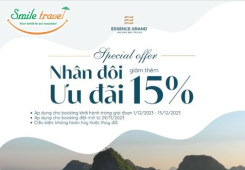 Siêu du thuyền Essence Grand Cruise khuyến mãi lên đến 15%