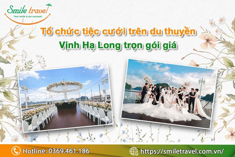 Tổ chức tiệc cưới trên du thuyền Hạ Long trọn gói giá