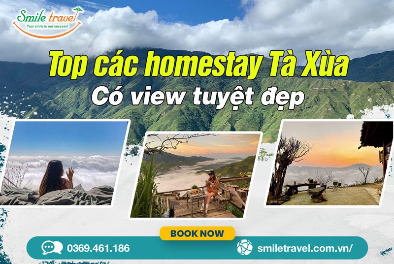 Tổng hợp 12 homestay Tà Xùa view đẹp, săn mây đỉnh nhất