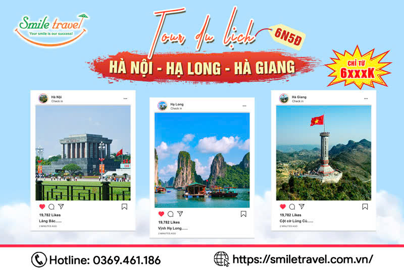 Tour Hà Nội – Ninh Bình – Hà Giang 6 ngày 5 đêm| Tour miền Bắc