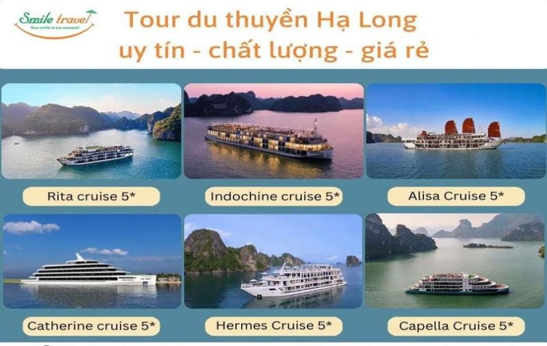 10 du thuyen ha long 5 sao