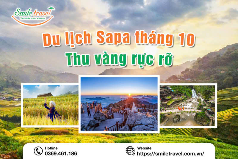 Du lịch Sapa tháng 10 thu vàng rực rỡ