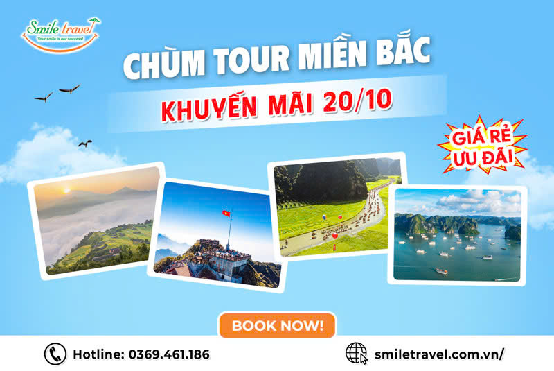 Sale sập sàn tour miền Bắc mùa thu mừng ngày 20/10