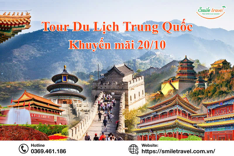 Tour Trung Quốc ưu đãi ngập tràn ngày 20/10